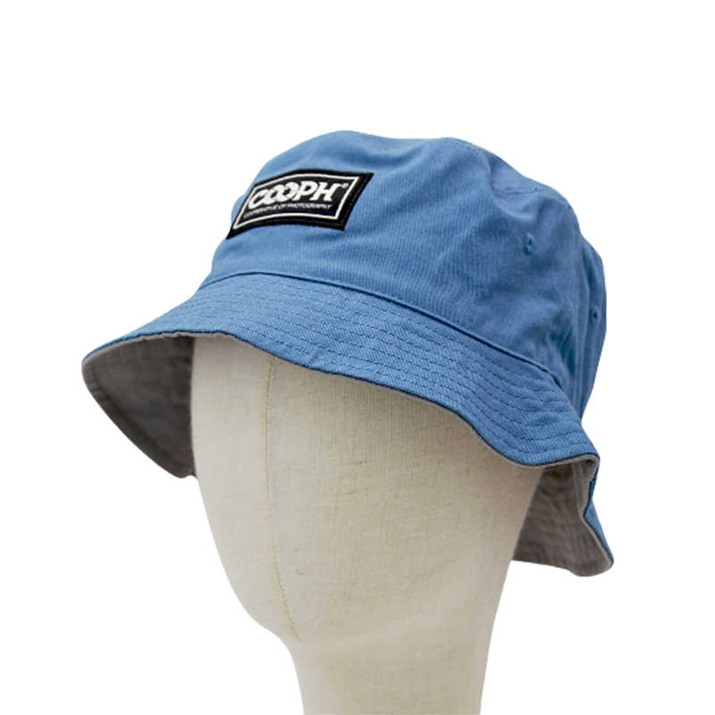 Topi Ember Katun Klasik Dengan Label Patch