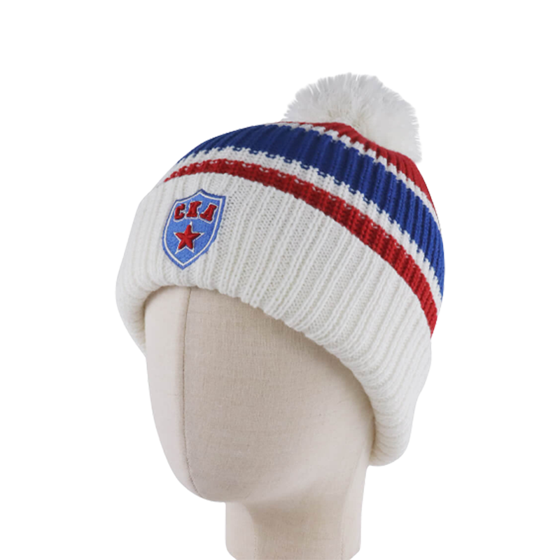 Kwalità Għolja Cuffed Beanie Bil Pom Pom