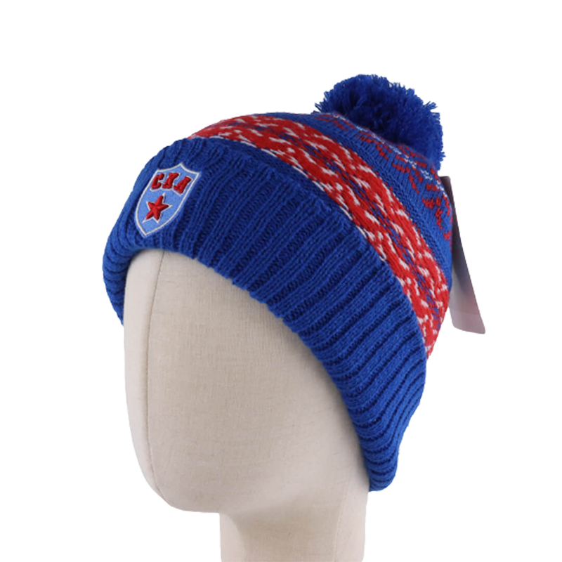 High Quality Cuffed Beanie With Pom Pom