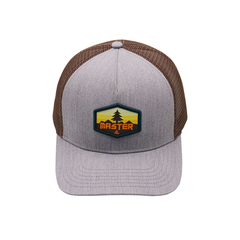 Trucker Mesh Cap With Woven Patch Logo