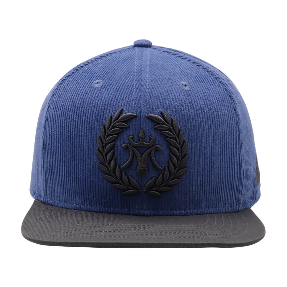 6 Panel Corduroy Snapback Cap Tare da 3D Embroidery