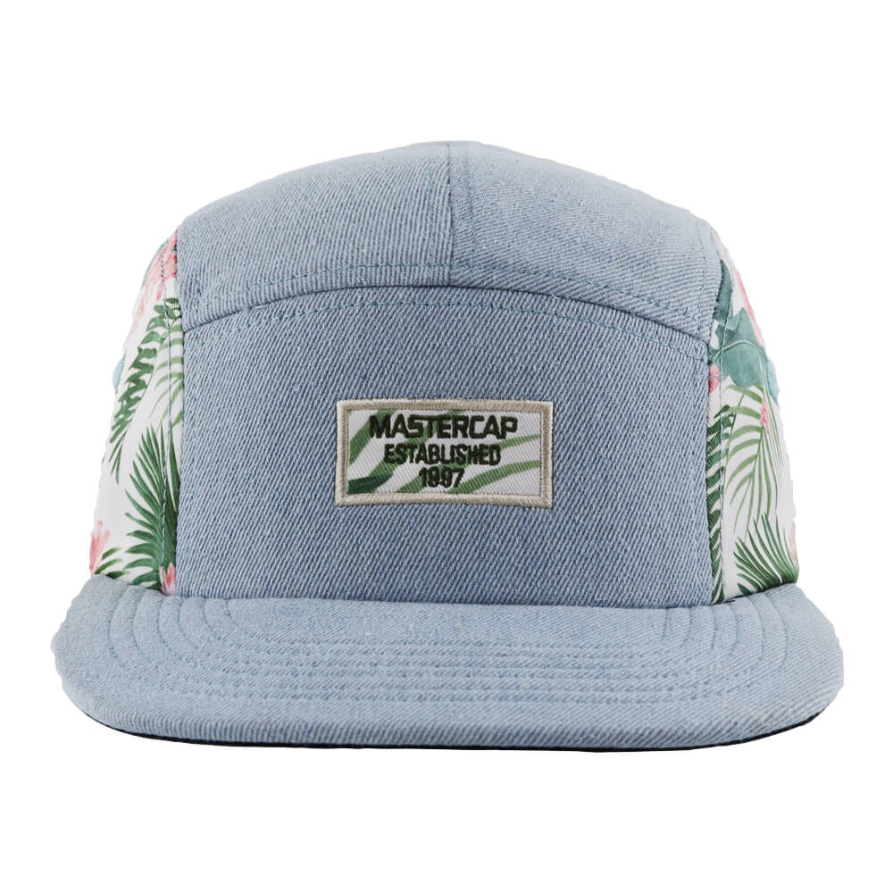 5 Panel Denim Camper Cap